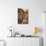 Lion and Lioness Intimate Bond Wall Art & Canvas Print