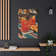 Aperol Spritz Terrace Drinks Wall Art & Canvas Print