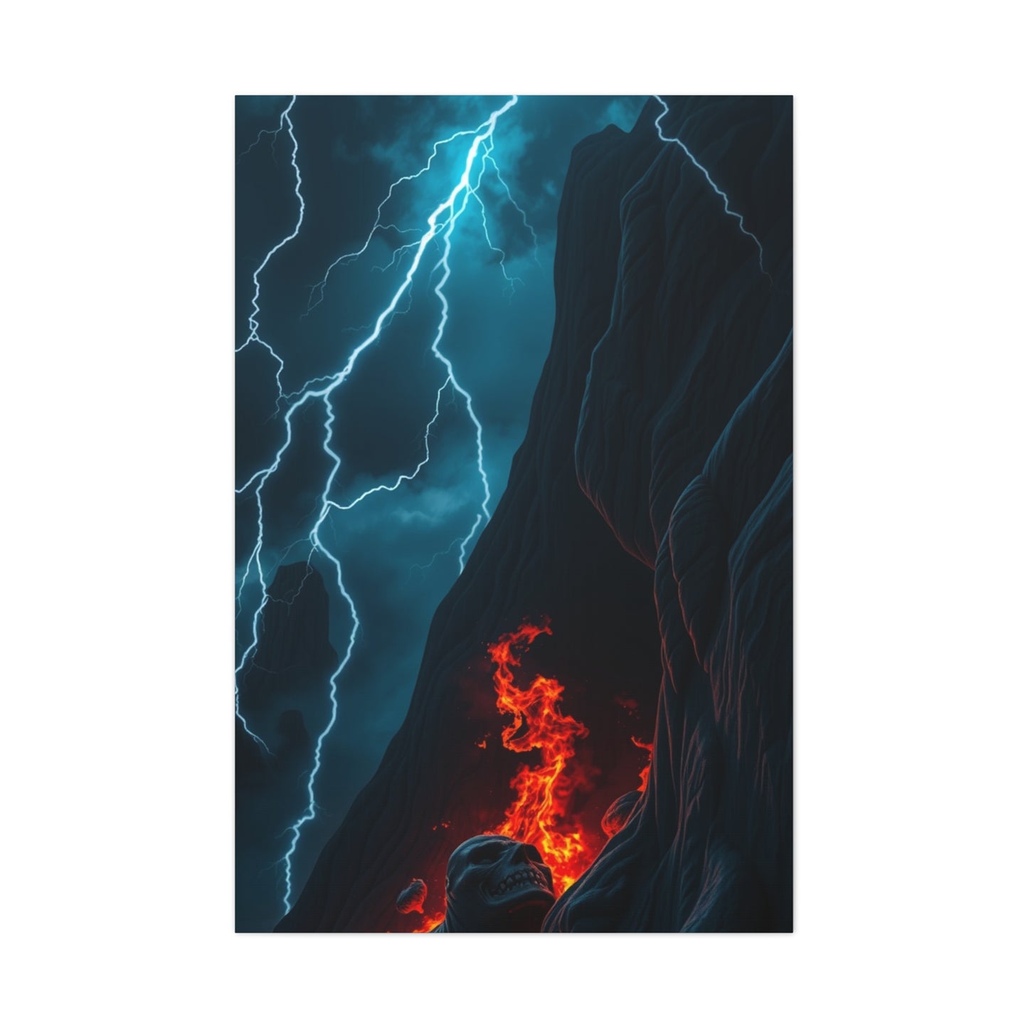 Gothic Whirlwind Canvas Wall Art & Canvas Print