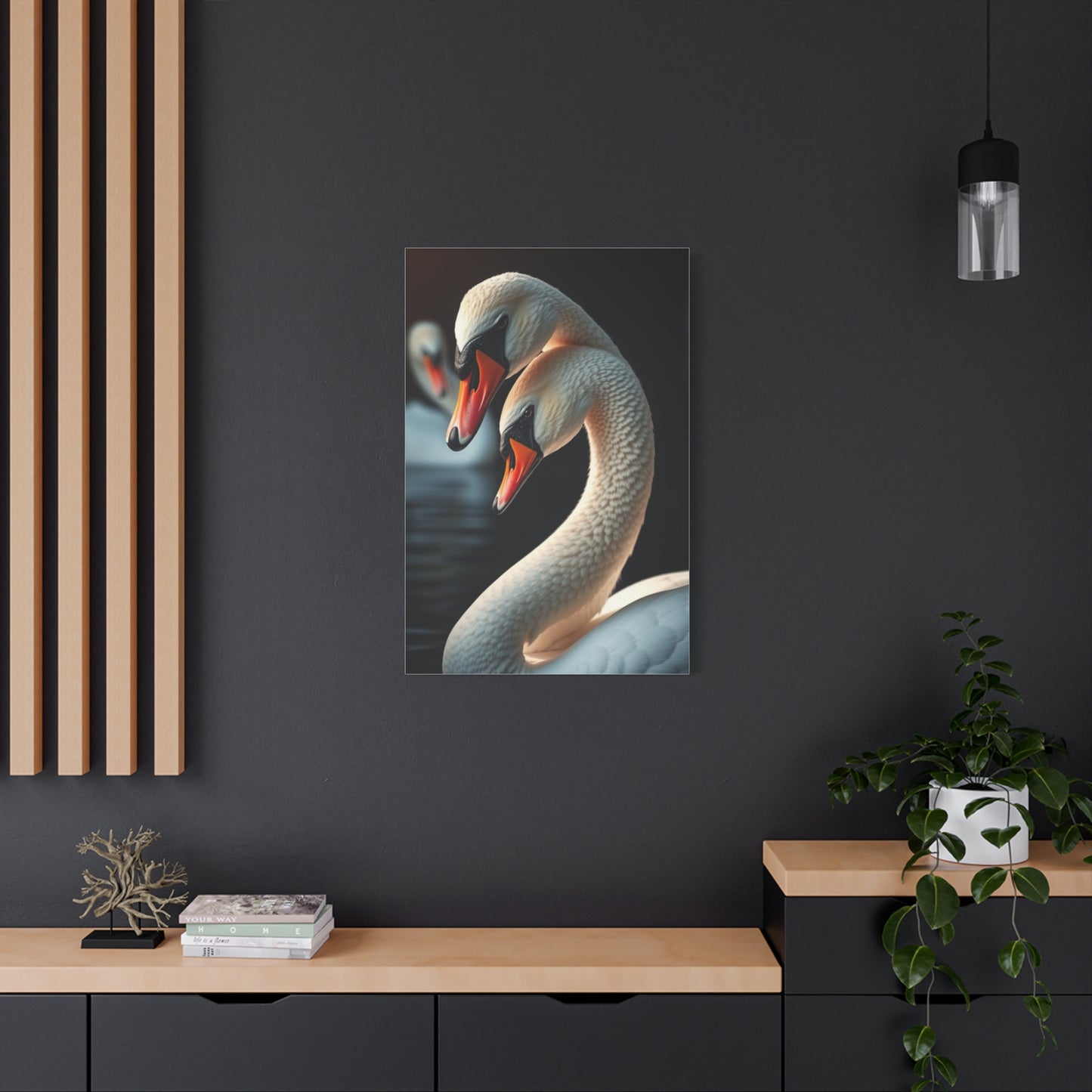 Vision Swan Art Art Wall Art & Canvas Print