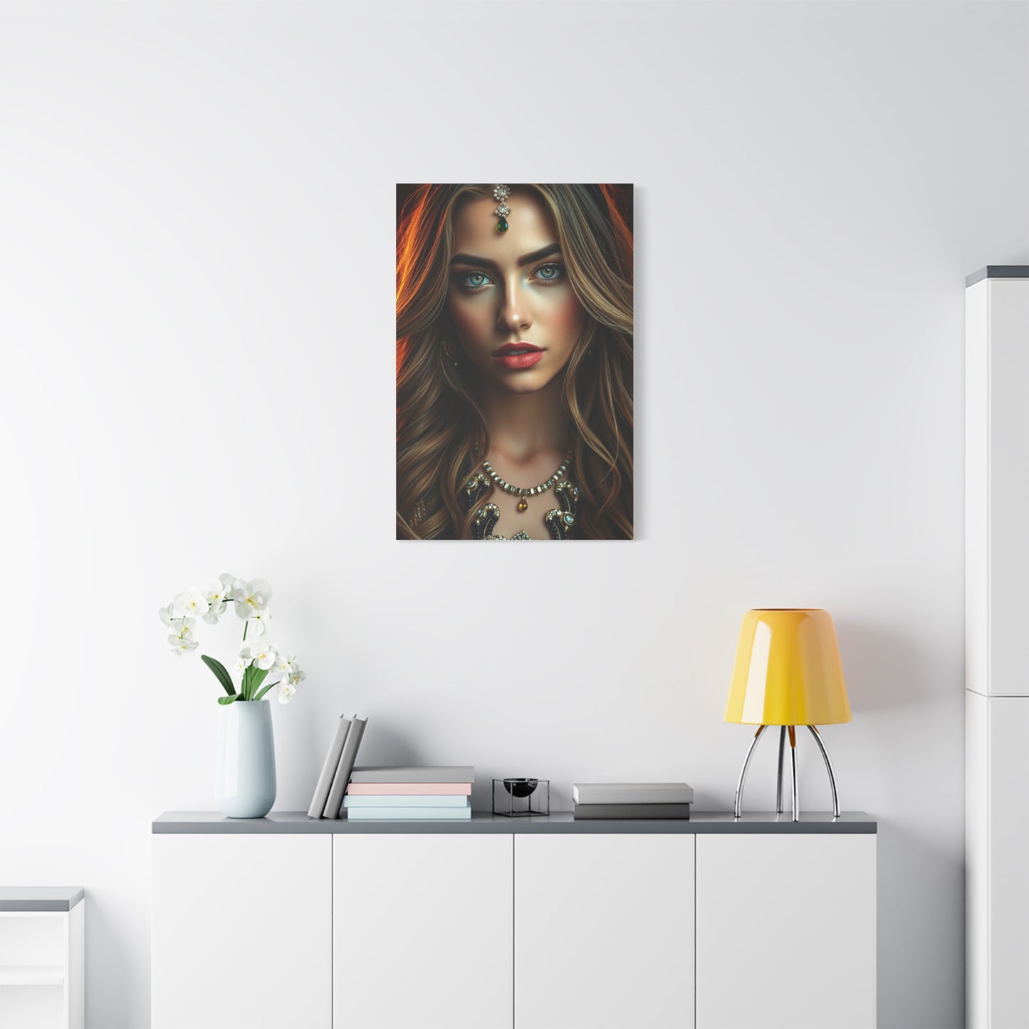 Celestial Glamour Art Canvas Wall Art & Canvas Print