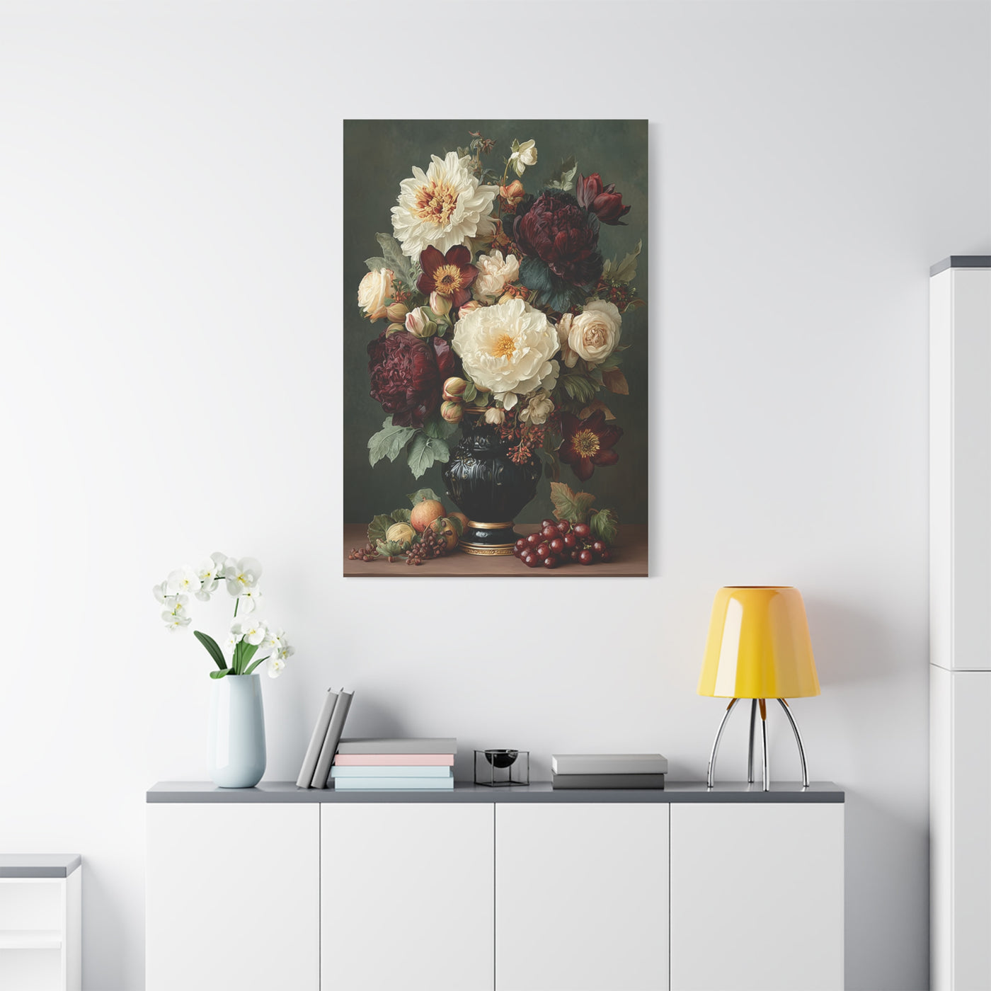 Classic Floral Still Life Elegance Wall Art & Canvas Print