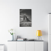 Desert Monolith Black and White Southwest Wall Art & Canvas Print