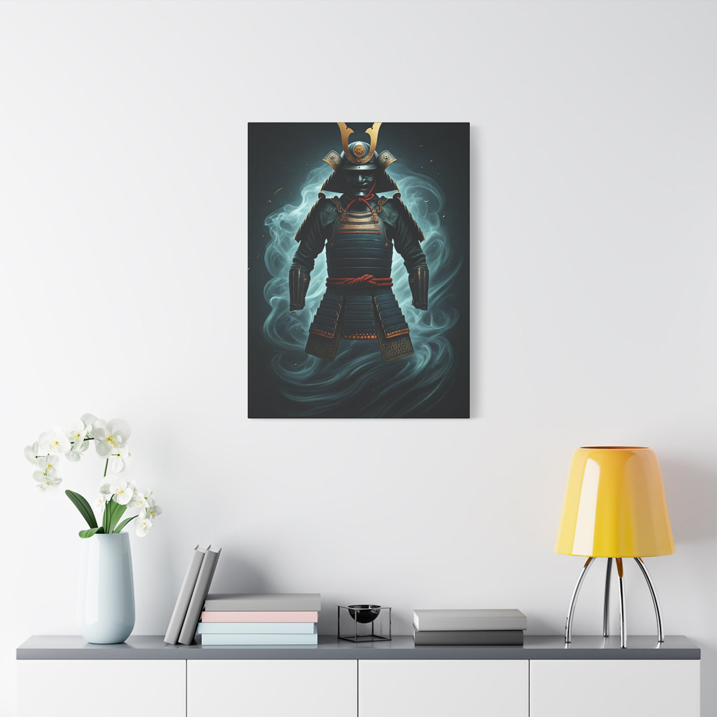 Spirit-Bound Samurai Armor Wall Art & Canvas Prints