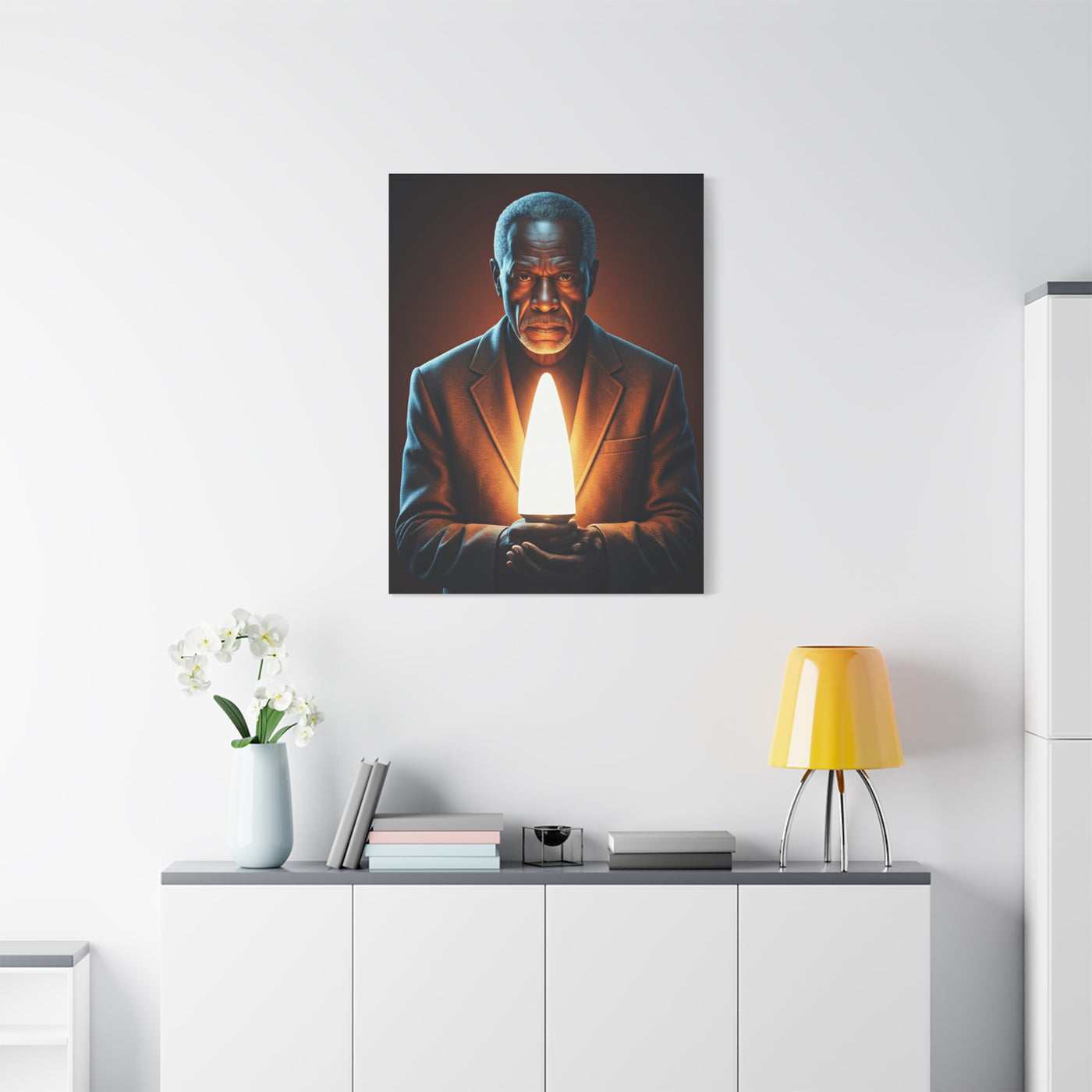 Beacon of Wisdom Elder Portrait Wall Art & Canvas Prints