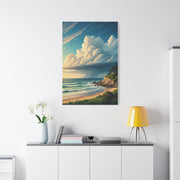 Cloudburst Over Coastal Bay Wall Art & Canvas Prints