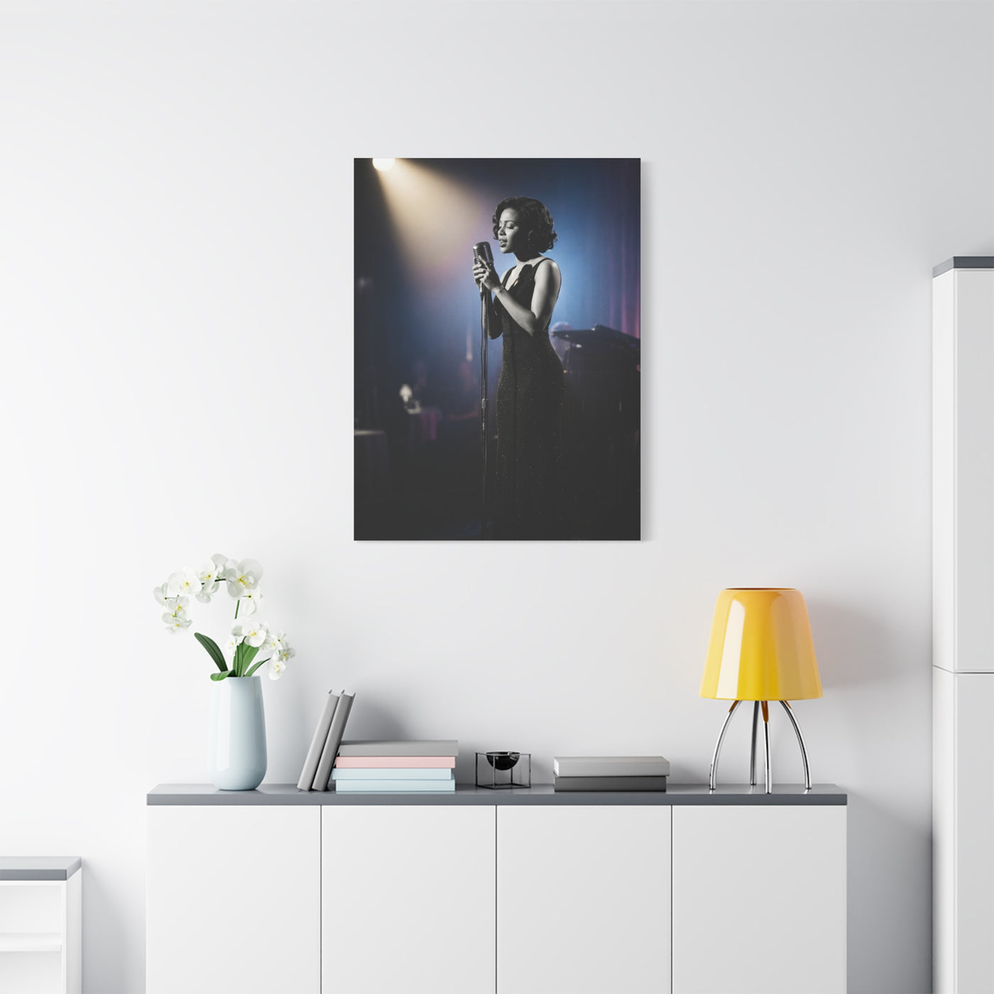 Ambient Turntable Night Mood Wall Art & Canvas Print