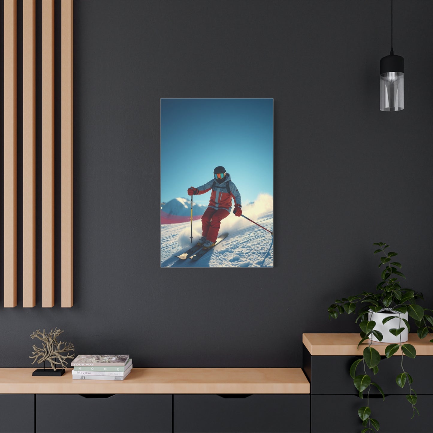 Supreme Skiing Art Beautiful Collection Wall Art & Canvas Print
