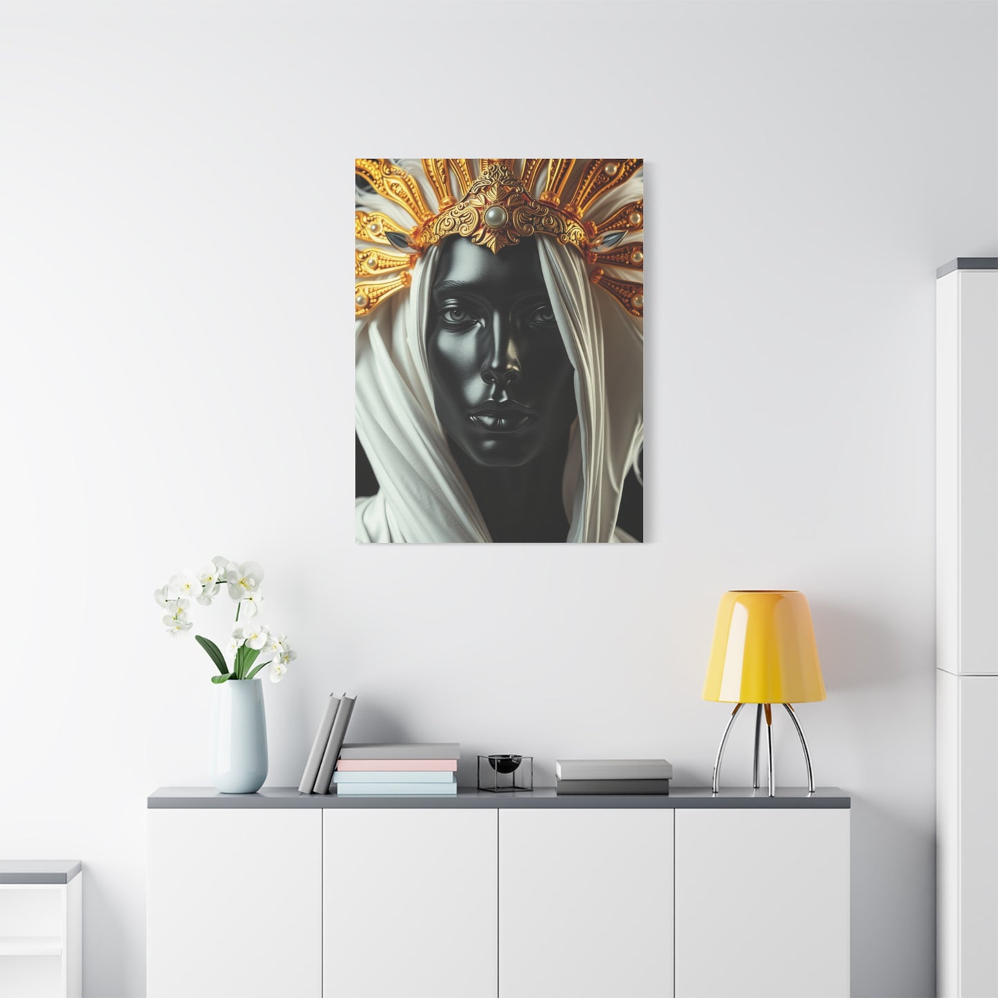 Supreme Collection Black White and Gold Art Wall Art & Canvas Print