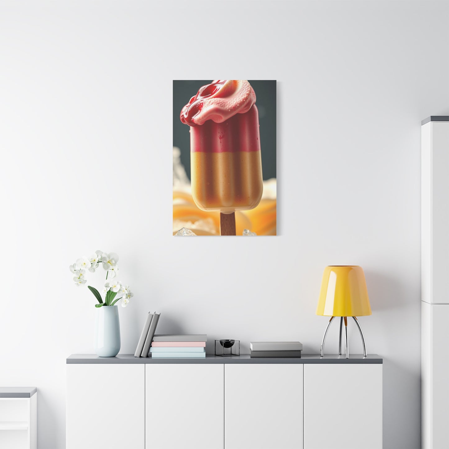 Ice Cream & Popsicle Art Refined Canvas Wall Art & Canvas Print
