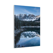 Crisp Alpine Mirror Lake Wall Art & Canvas Print