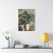 Tropical Green Botanical Still Life Wall Art & Canvas Print