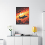 Sunset Squadron Flight Horizon Wall Art & Canvas Prints
