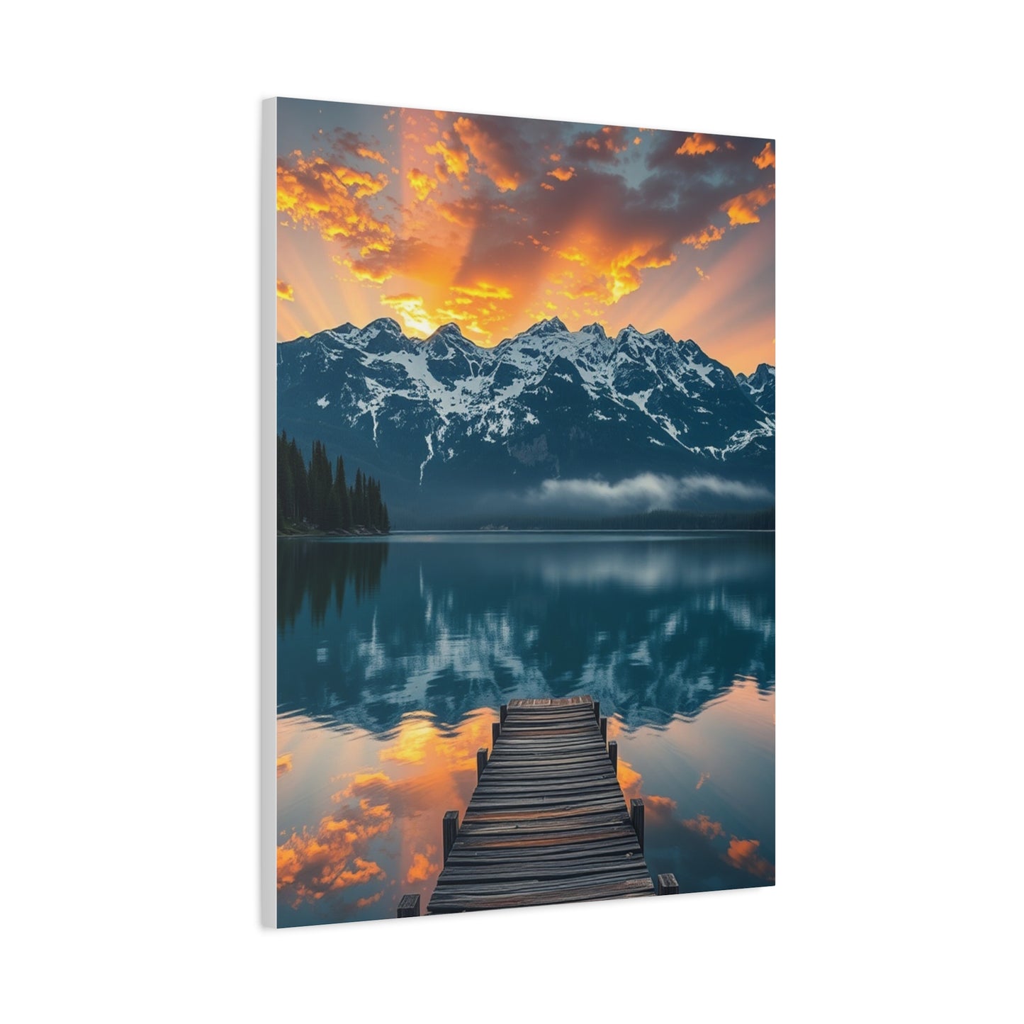 Supreme Lakes Art Beautiful Collection Wall Art & Canvas Print