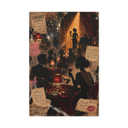 Cabaret Night Collage Scene Wall Art & Canvas Print