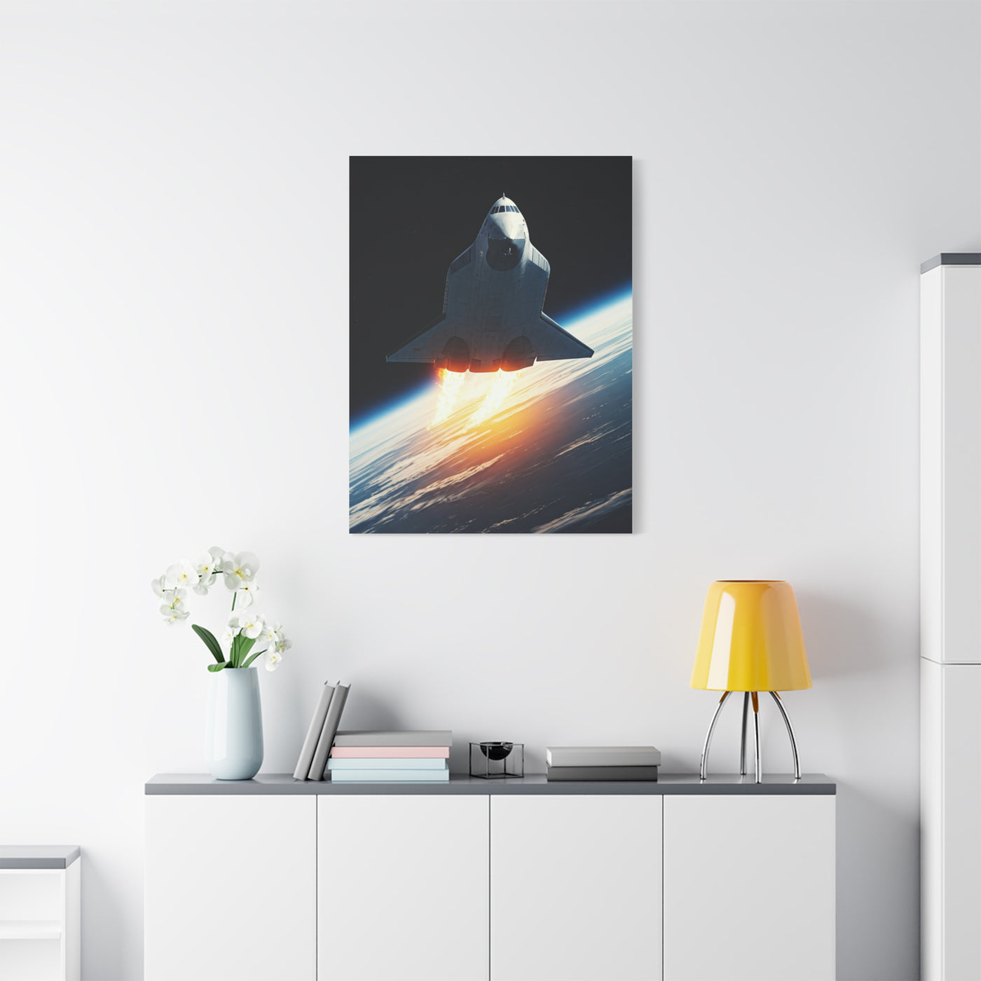 Space Shuttle Earth Ascent Wall Art & Canvas Prints