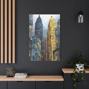Urban Skyline Collage Composition Wall Art & Canvas Print
