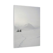 Scandinavian Winter Minimalist Mountain Wall Art & Canvas Print