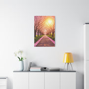 Cherry Blossom Tree Tunnel Spring Pathway Wall Art & Canvas Prints