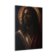 Christ with Golden Halo Contemporary Portrait Wall Art & Canvas Print