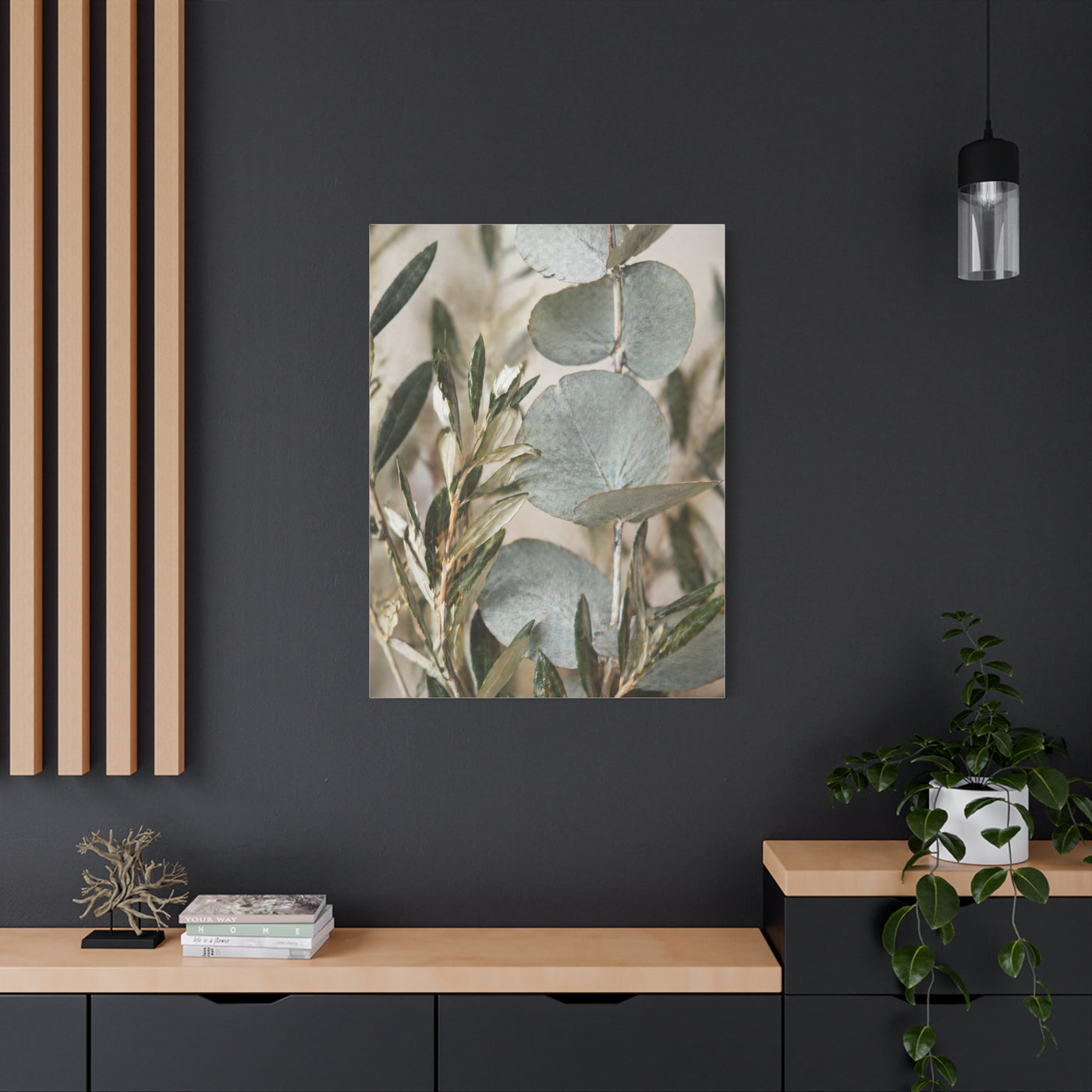 Botanical Eucalyptus Close-Up Wall Art & Canvas Print