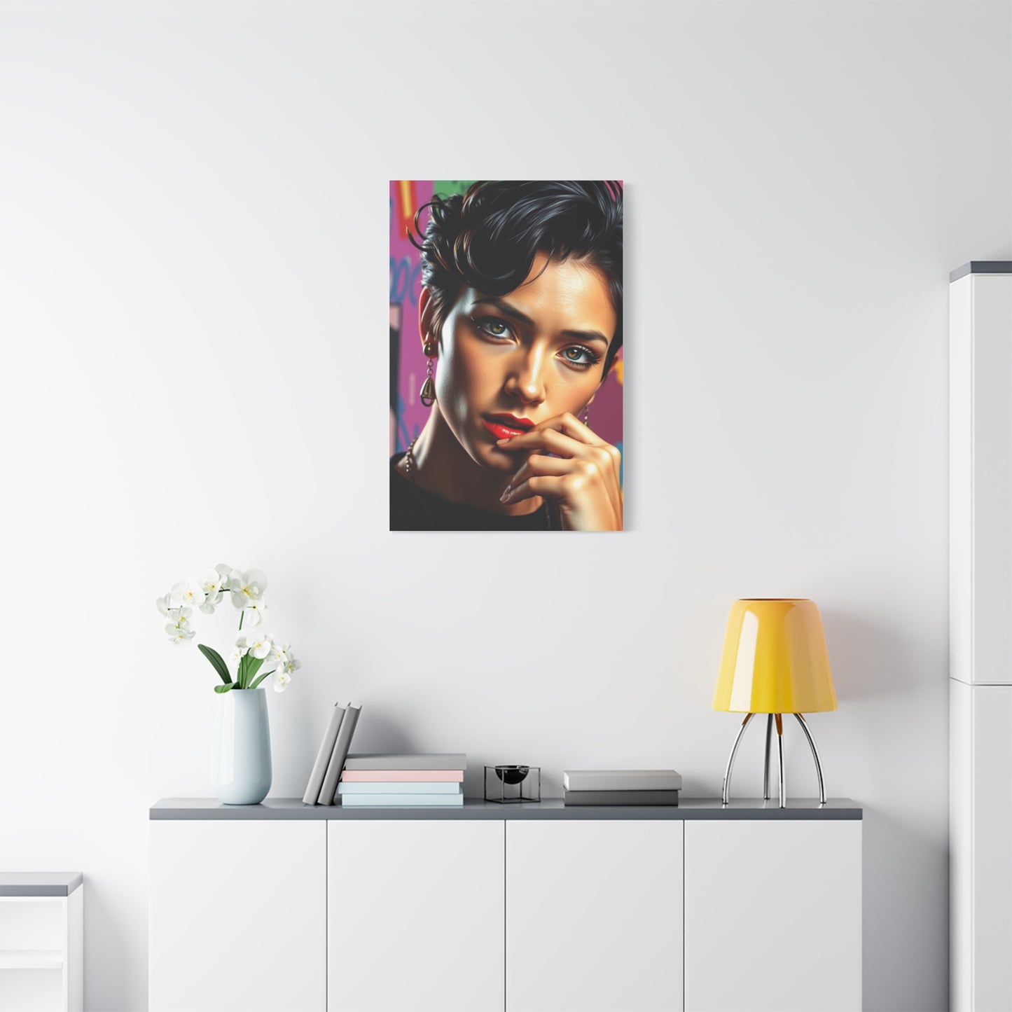 Avant-Garde Chromatic Tapestry Wall Art & Canvas Print