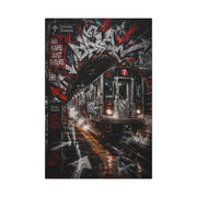 Graffiti Subway Train Chaos Street Wall Art & Canvas Print