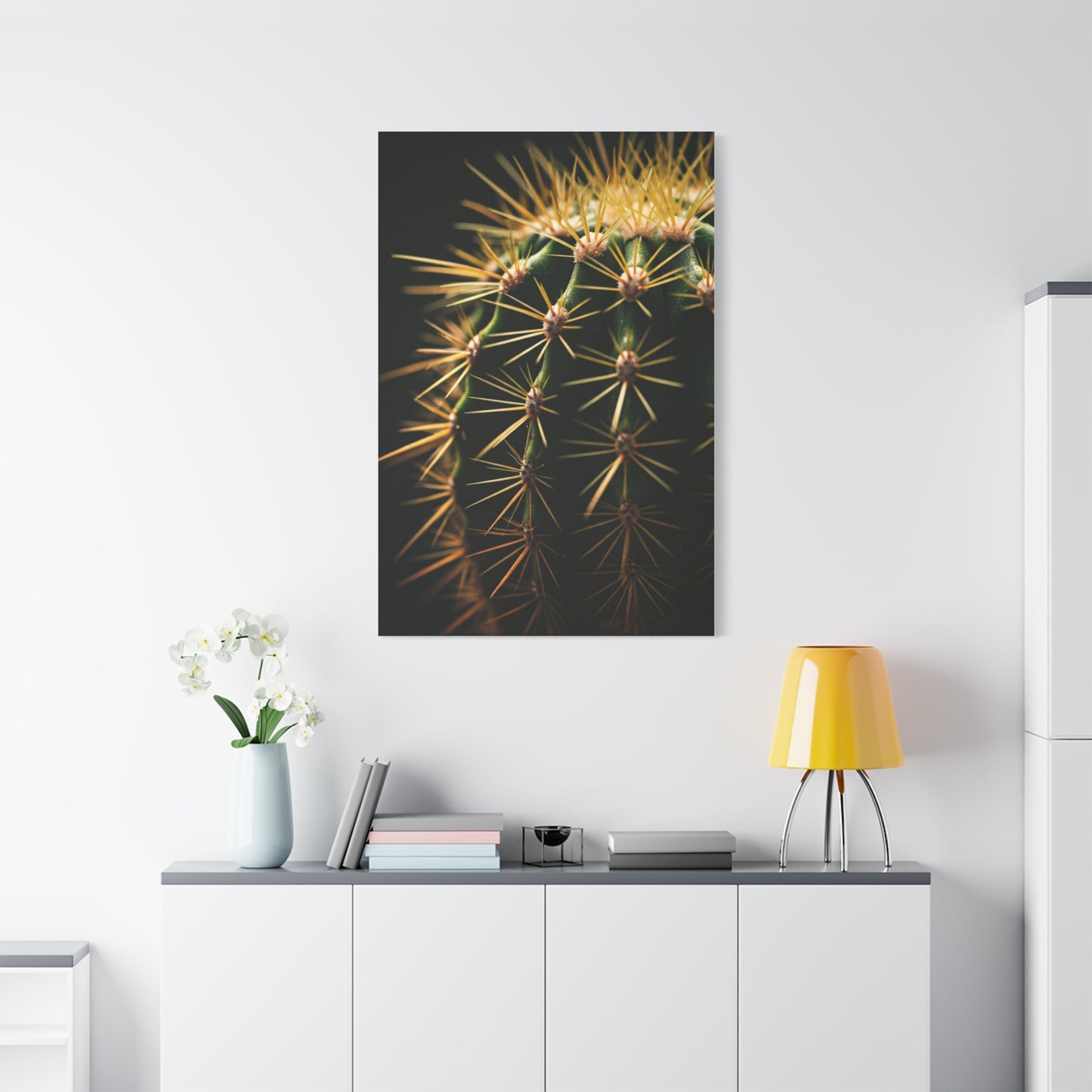 Desert Geometry Cactus Close-Up Wall Art & Canvas Prints