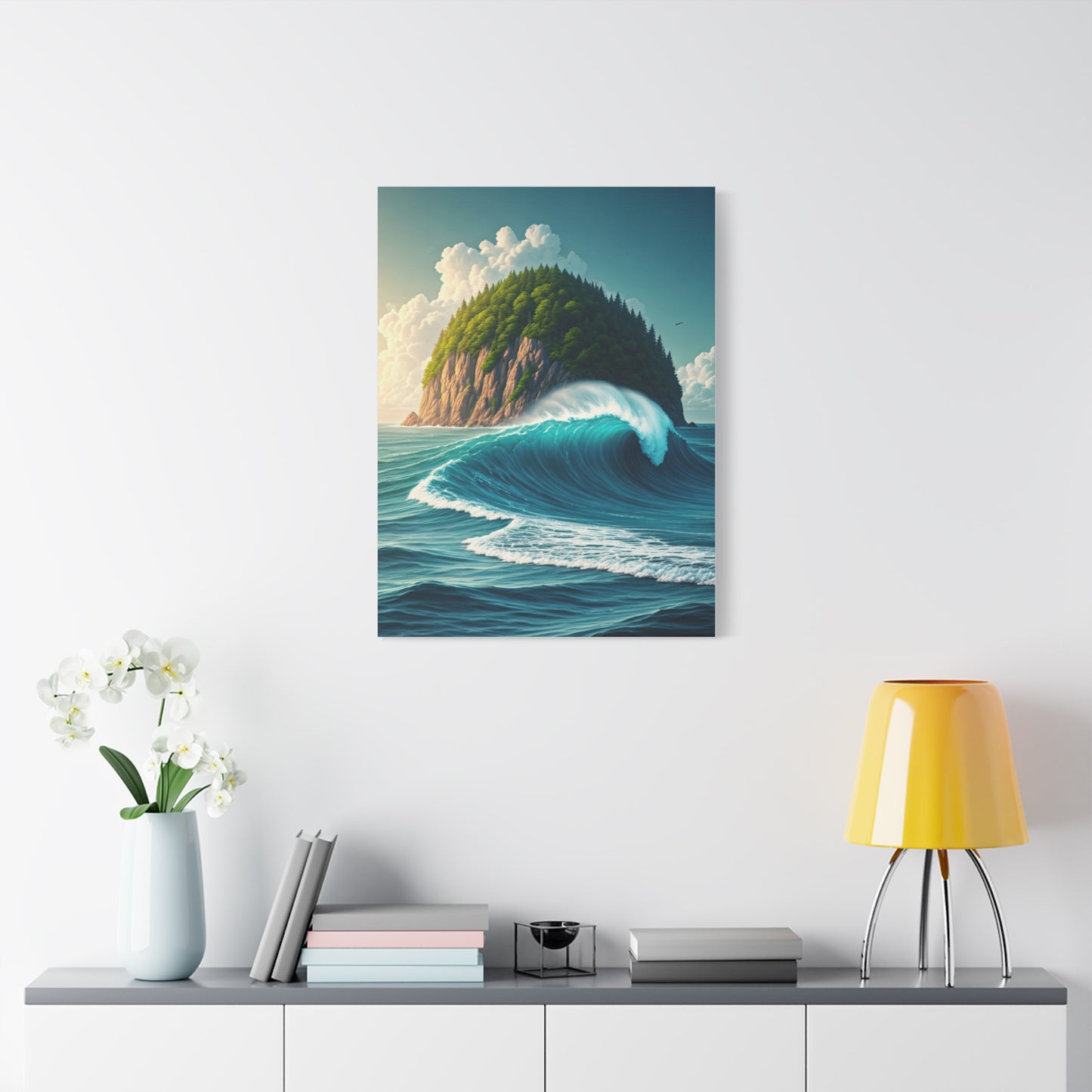 Island Wave Sanctuary Wall Art & Canvas Prints
