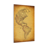 Nautical Ship Map Antique Wall Art & Canvas Prints
