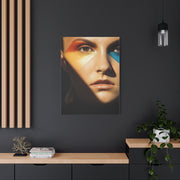 Modern Color Geometry Portrait Wall Art & Canvas Print