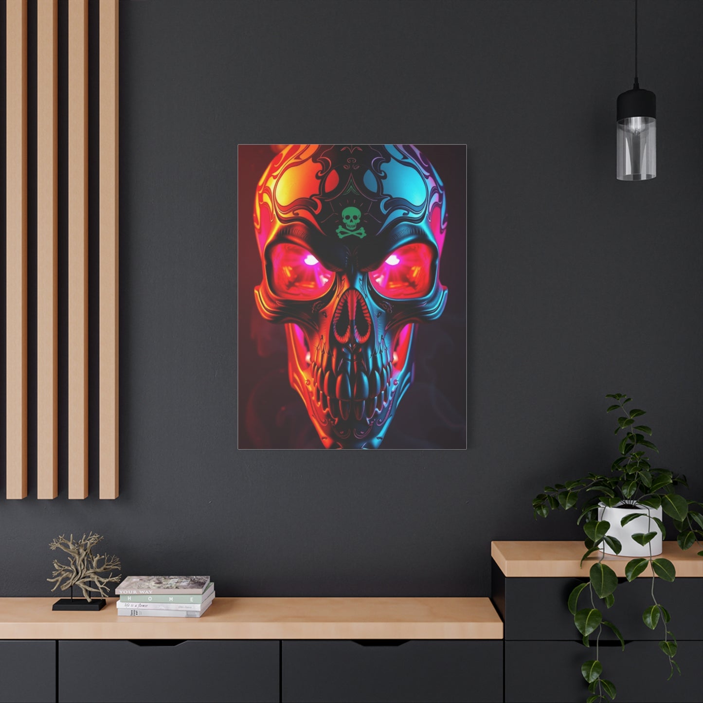 Astral Skull Dreamscape Wall Art & Canvas Print