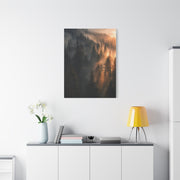 Misty Pine Forest Sunrise Depth Trees Wall Art & Canvas Print
