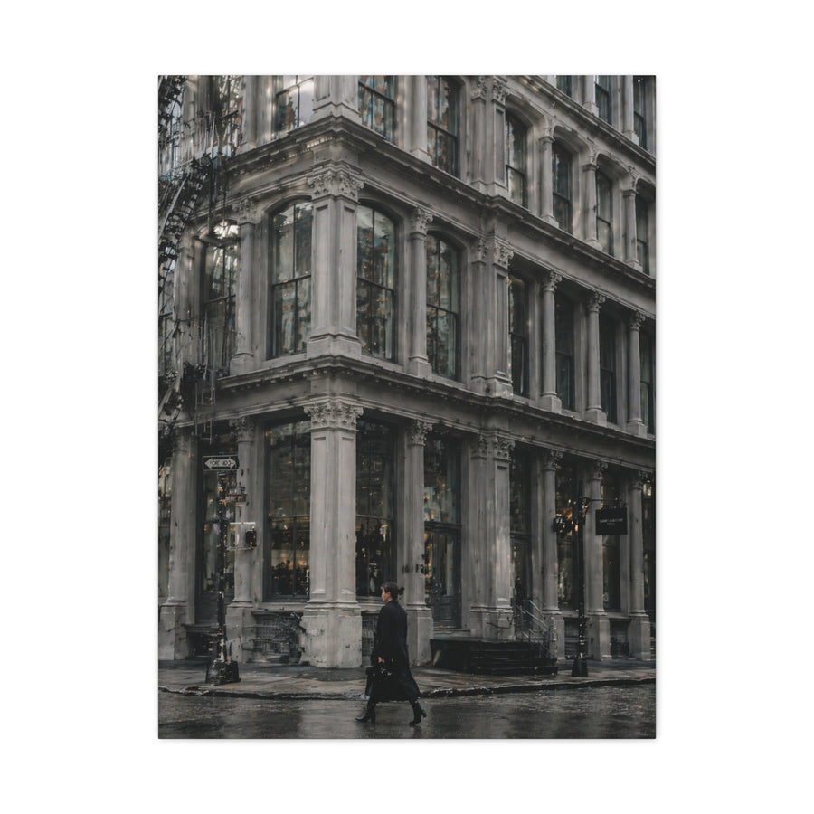 SoHo Cast Iron Corner Study Wall Art & Canvas Print