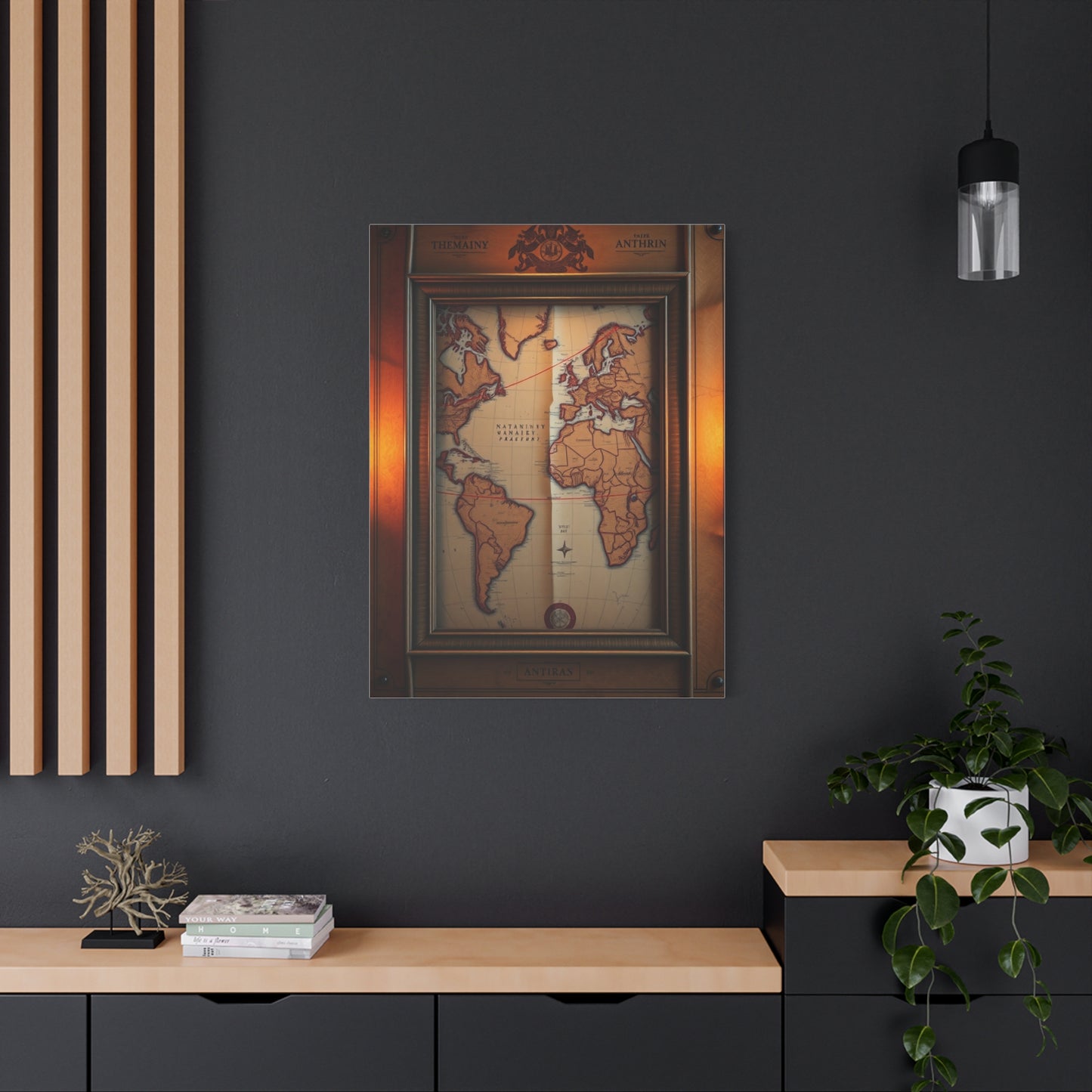 Antique Maps Art Luxury Canvas Wall Art & Canvas Print
