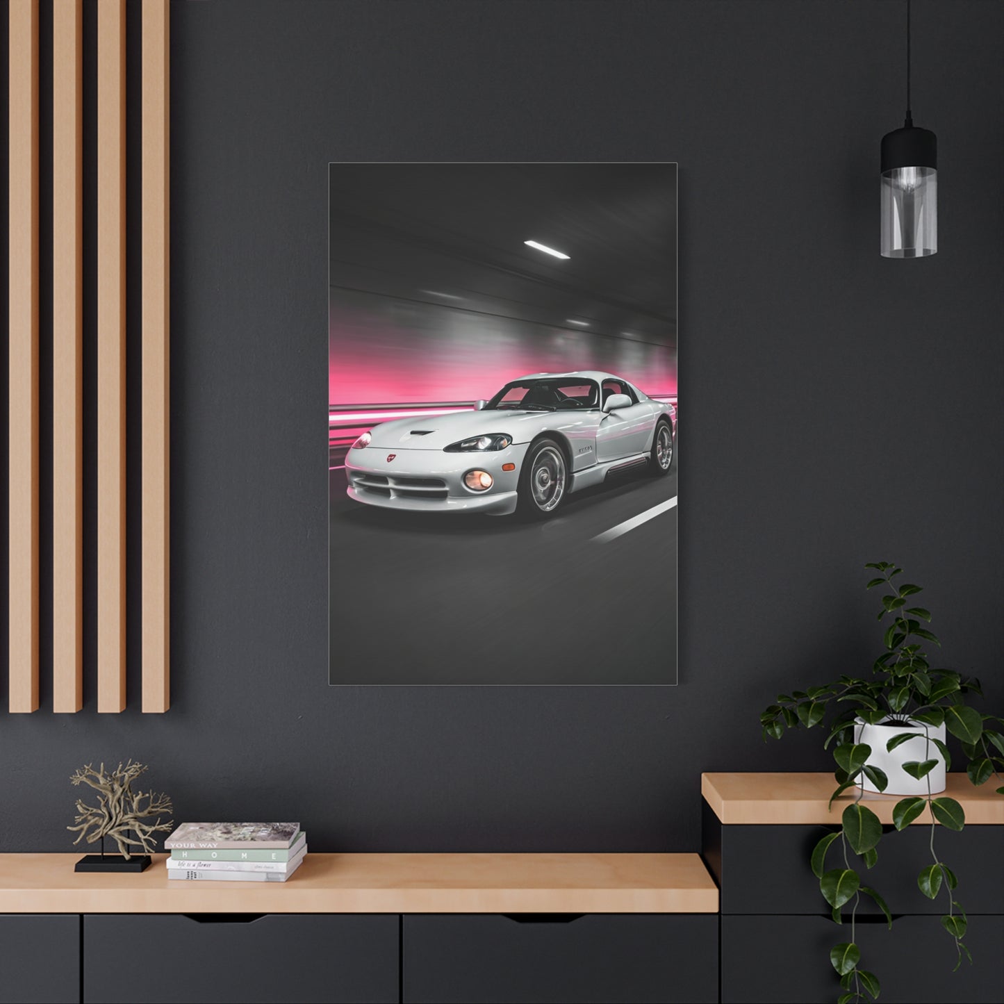 1992 Dodge Viper RT/10 Neon Tunnel Charge Wall Art & Canvas Prints