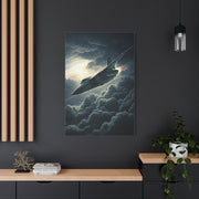 Stealth Fighter Above the Clouds Wall Art & Canvas Prints