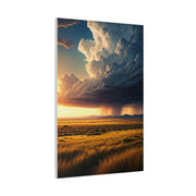 Storm Horizon Over Savannah Plains Wall Art & Canvas Prints