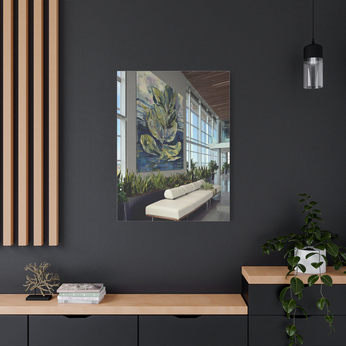Botanical Biophilic Corporate Reception Wall Art & Canvas Print