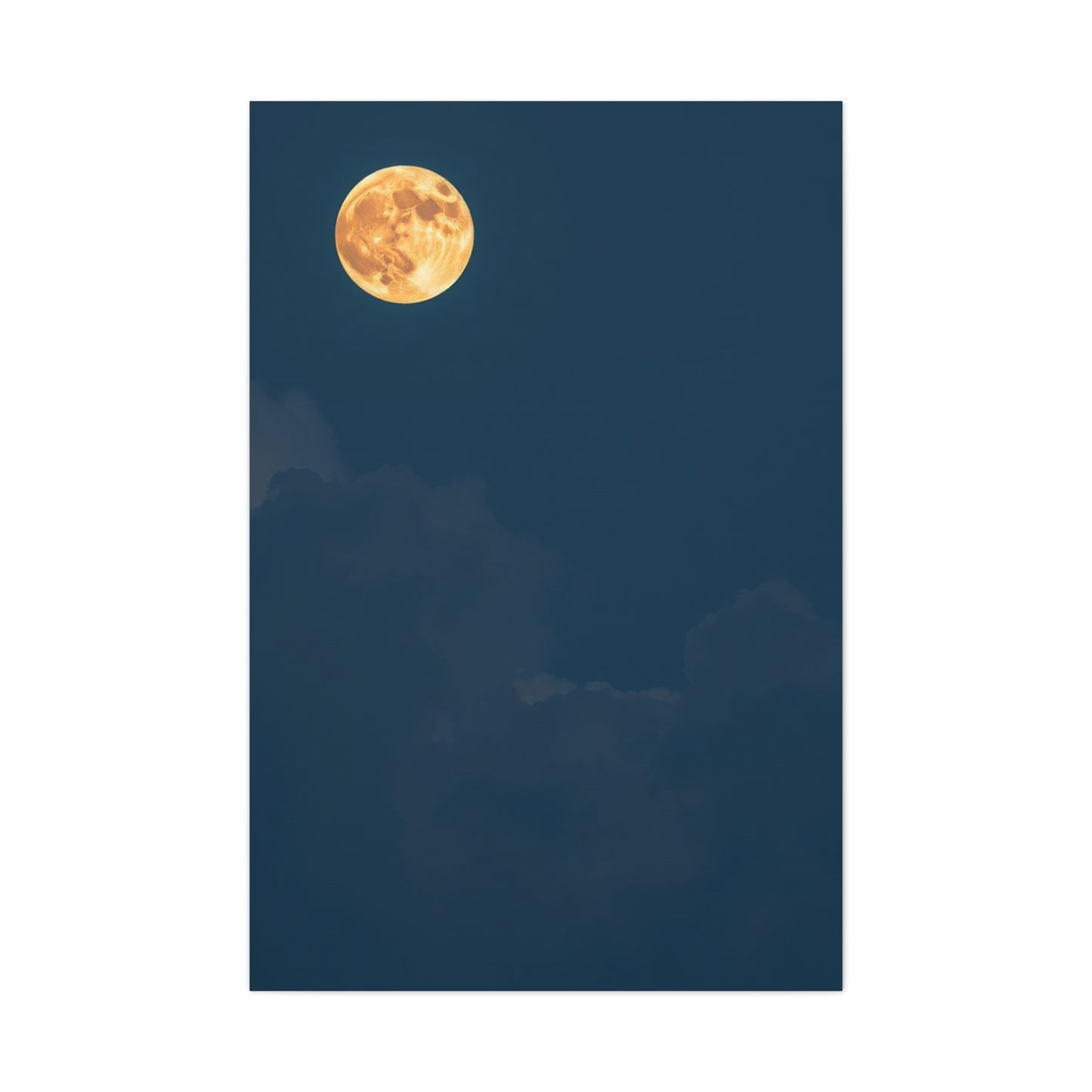 Supreme Full Moon Art Beautiful Collection Wall Art & Canvas Print