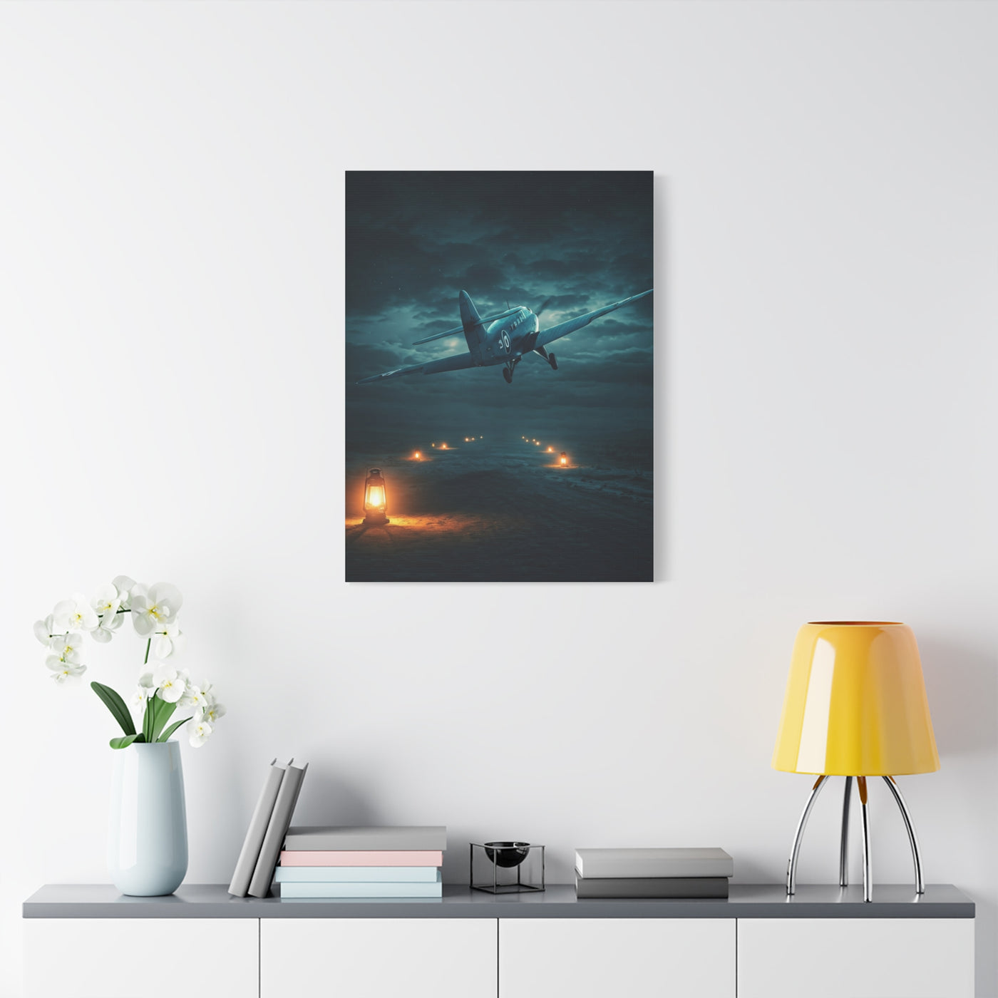 Storm Sky Night Flight Wall Art & Canvas Prints