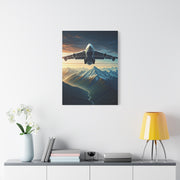 Mountain Flight Over Peaks Wall Art & Canvas Prints