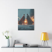 Batman vs Superman Rainy Gotham Clash Poster Wall Art & Canvas Print