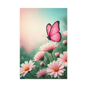 Pink Petal Butterfly Dream Wall Art & Canvas Prints