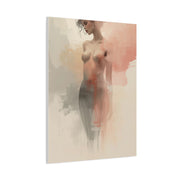 Soft Abstract Nude Silhouette Wall Art & Canvas Print