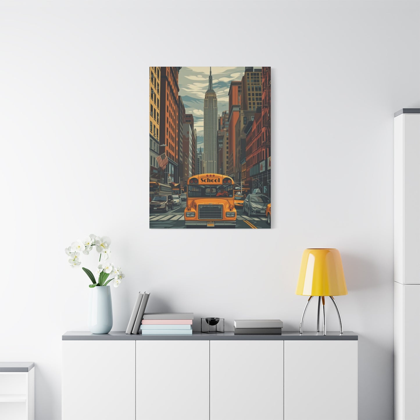 Bus Of New York City Wall Art & Canvas Prints