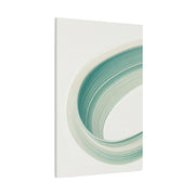 Teal Curve Minimal Abstract Wall Art & Canvas Prints