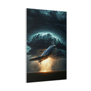 Stormbreaker Aircraft Through Lightning Skies Wall Art & Canvas Prints