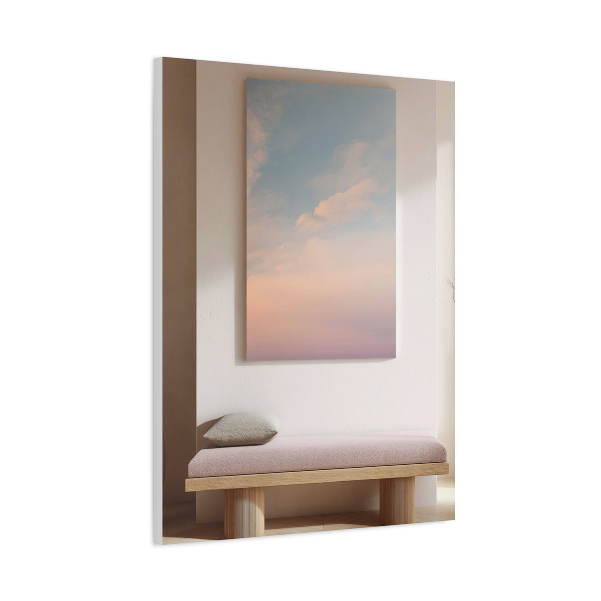 Soft Horizon Spa Waiting Room Wall Art & Canvas Print