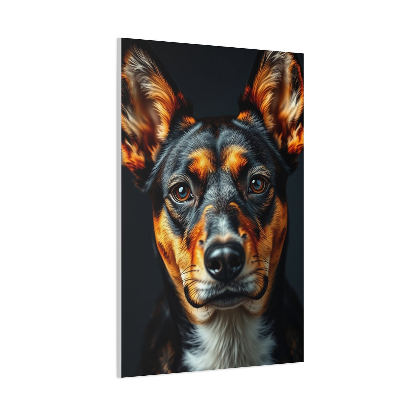 Vision Black and Tan Art Art Wall Art & Canvas Print